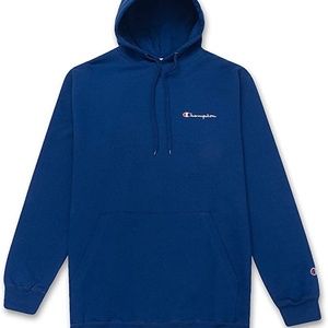 Champion Mens Big & Tall Embroidered Pullover Hoodie Sweatshirt Royal Blue 2XLT